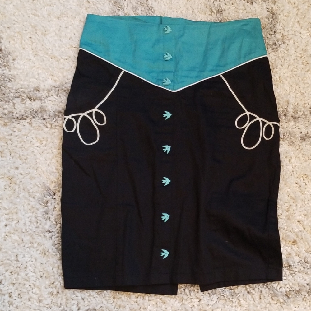 Too Fast Western Pencil Skirt